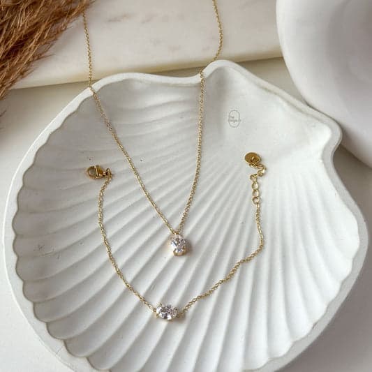 Neutral chiffon lineup